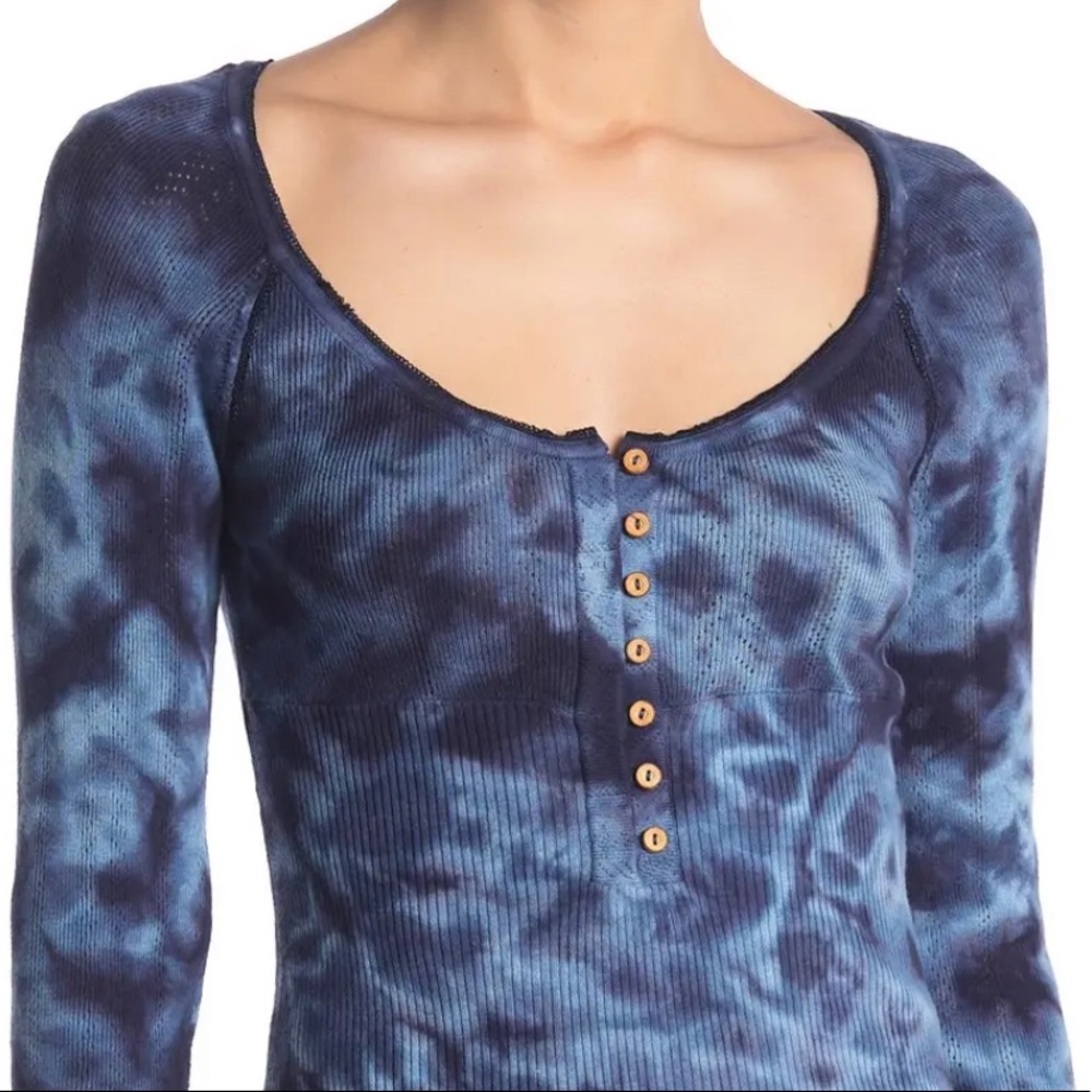 FREE PEOPLE RORY HENLEY TOP - Picture 3 of 4
